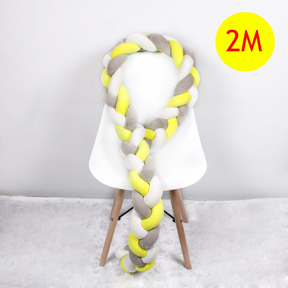 Braided Crib Bumper Baby Cushion